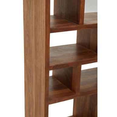 Orsina Surati Sheesham Wood Shelf Unit – Tall Solid Wood Bookshelf
