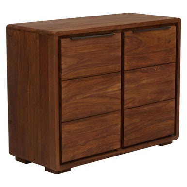 Orsina Surati Sheesham and Acacia Wood 2-Door Sideboard Cabinet