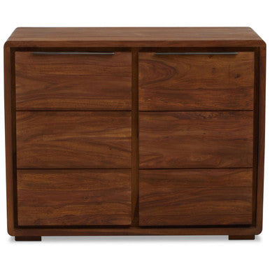 Orsina Surati Sheesham and Acacia Wood 2-Door Sideboard Cabinet