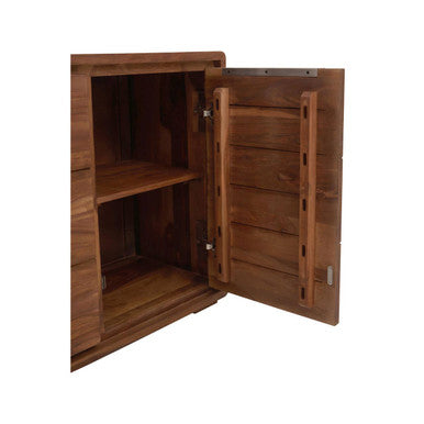 Orsina Surati Sheesham and Acacia Wood 2-Door Sideboard Cabinet