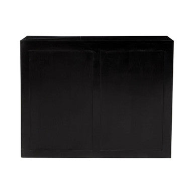 Orsina Sarter Black Mango Wood Chest – 4 Drawer Bedroom Dresser