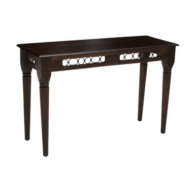 Orsina Srina Sheesham Wood Console Table with Iron Accents - 60"