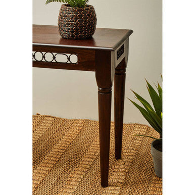 Orsina Srina Sheesham Wood Console Table with Iron Accents - 60"