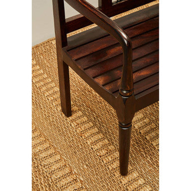Orsina Srina Sheesham Wood Dining Bench – Dark Handcrafted Seating