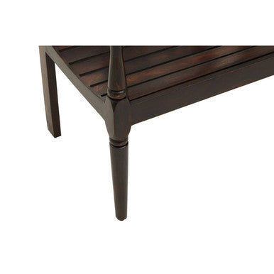 Orsina Srina Sheesham Wood Dining Bench – Dark Handcrafted Seating