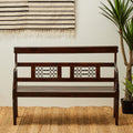 Orsina Srina Sheesham Wood Dining Bench – Dark Handcrafted Seating