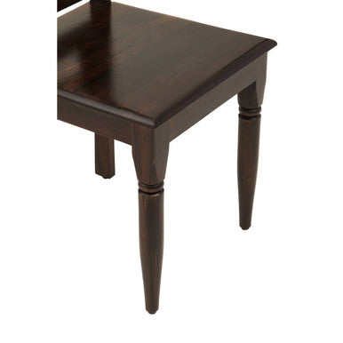 Orsina Srina Sheesham Wood Dining Chair – Solid Wood with Iron Accents