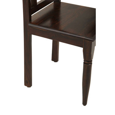 Orsina Srina Sheesham Wood Dining Chair – Solid Wood with Iron Accents