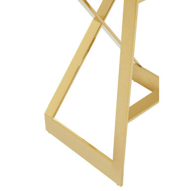 Orsina Azalea Black Velvet Bar Stool with Gold Stainless Steel Base