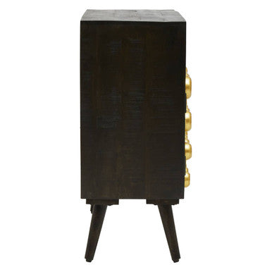 Orsina Arti Mango Wood Sideboard – Mid-Century Two Door Storage Cabinet