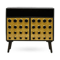 Orsina Arti Mango Wood Sideboard – Mid-Century Two Door Storage Cabinet