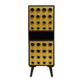 Orsina Arti Mango Wood Tall Cabinet – Two Door Modern Retro Storage