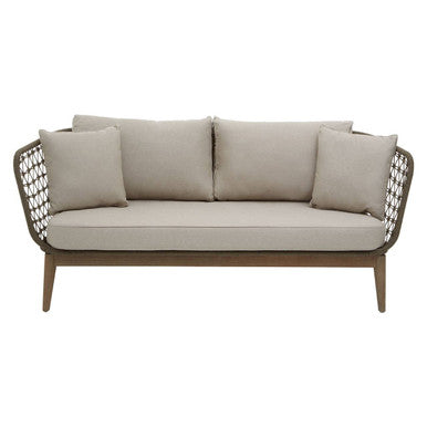 Orsina Opus 3 Seater Grey Sofa – Modern Woven Fabric Living Room Couch