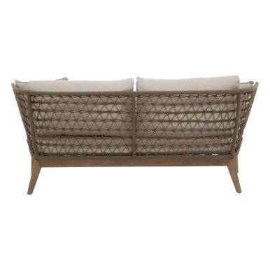Orsina Opus 3 Seater Grey Sofa – Modern Woven Fabric Living Room Couch