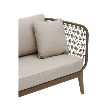 Orsina Opus 3 Seater Grey Sofa – Modern Woven Fabric Living Room Couch
