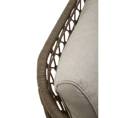 Orsina Opus 3 Seater Grey Sofa – Modern Woven Fabric Living Room Couch