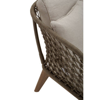 Orsina Opus 3 Seater Grey Sofa – Modern Woven Fabric Living Room Couch