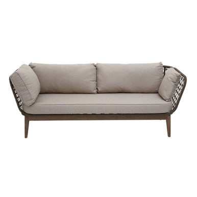 Orsina Opus 3-Seater Sofa – Mid-Century Woven Bronze and Charcoal