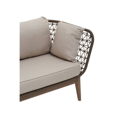 Orsina Opus 3-Seater Sofa – Mid-Century Woven Bronze and Charcoal