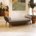 Orsina Opus Rope Woven Lounge Bench with Cushions – Natural Cream