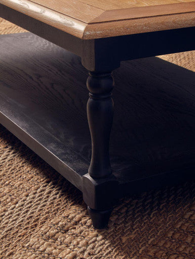 Orsina Kensington Townhouse Antique Oak Coffee Table with Storage