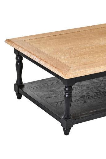 Orsina Kensington Townhouse Antique Oak Coffee Table with Storage