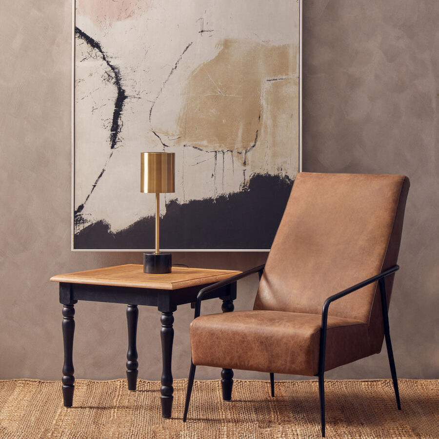 Orsina Kensington Townhouse Side Table – Antique Grey Oak & Birch