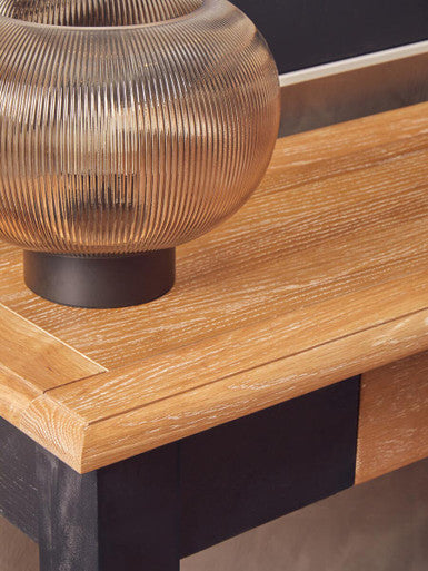 Orsina Kensington Townhouse Oak Veneer 2-Drawer Console Table