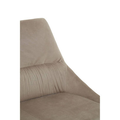Orsina Vieste Mink Velvet Bench – Mid-Century Modern Bedroom Seating