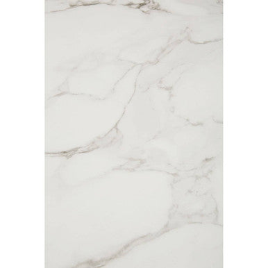 Orsina Vieste White Marble & Gold Rectangular Dining Table – 200cm