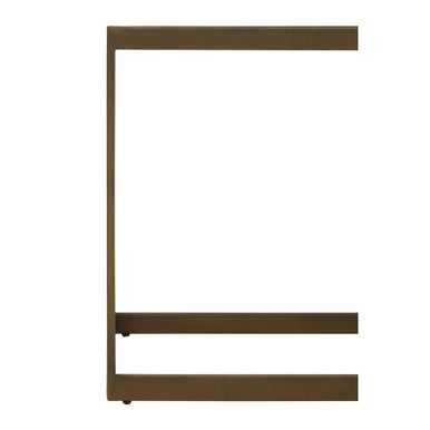 Orsina Grenoble Coffee Table – Brown Oak Veneer and Brushed Brass