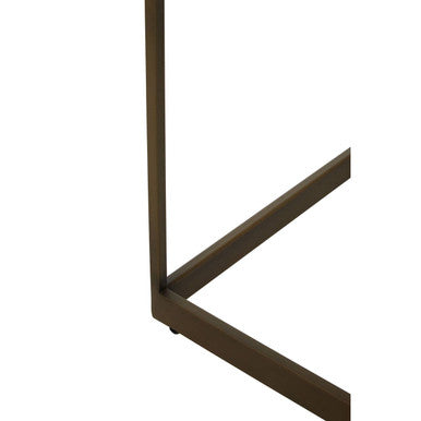 Orsina Grenoble Coffee Table – Brown Oak Veneer and Brushed Brass