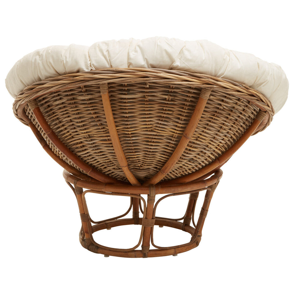 Orsina Manado Round Cream Kubu Natural Rattan Accent Lounge Chair