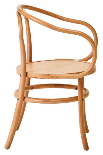 Orsina Lyon Natural Beech Wood Dining Chair | Ergonomic Bistro Style