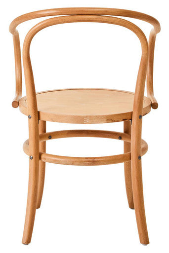 Orsina Lyon Natural Beech Wood Dining Chair | Ergonomic Bistro Style