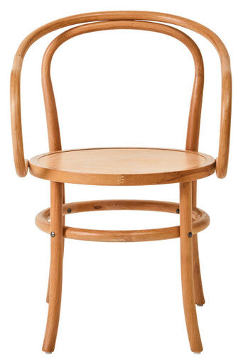 Orsina Lyon Natural Beech Wood Dining Chair | Ergonomic Bistro Style