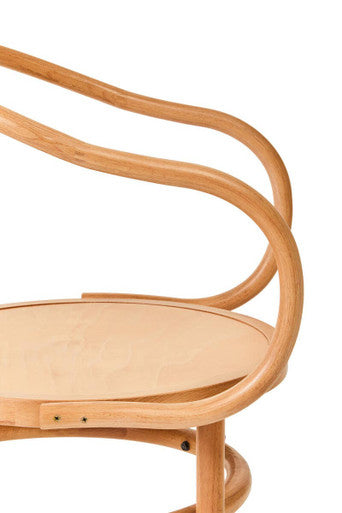 Orsina Lyon Natural Beech Wood Dining Chair | Ergonomic Bistro Style