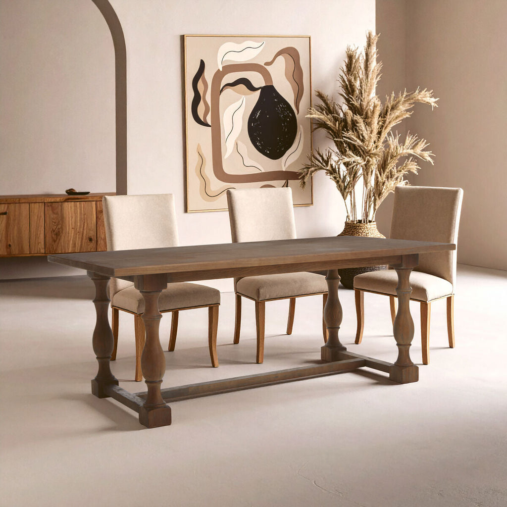 Orsina Parkside Solid Oak Rectangular Dining Table – 200cm