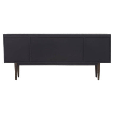 Orsina Lucca Recycled Dark Oak Wood Sideboard | Geometric 200cm Console