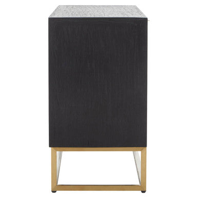 Orsina Siena Three Door Sideboard – Natural Oak Geometric Cabinet