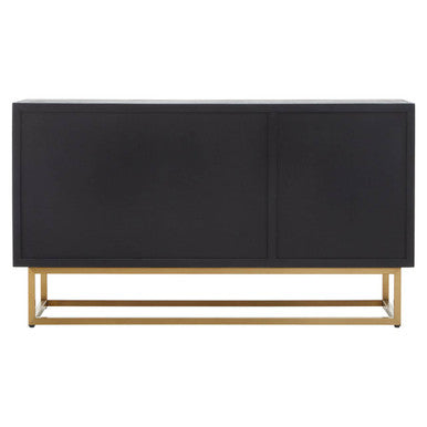 Orsina Siena Three Door Sideboard – Natural Oak Geometric Cabinet