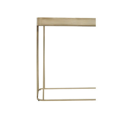 Orsina Ella Gold Console Table – Mirrored Top Stainless Steel Entryway