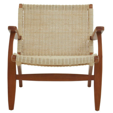 Orsina Java Woven Rattan Chair – Natural Boho Accent Seating