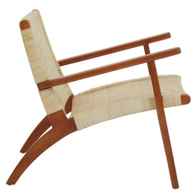 Orsina Java Woven Rattan Chair – Natural Boho Accent Seating