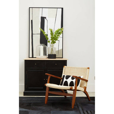 Orsina Java Woven Rattan Chair – Natural Boho Accent Seating