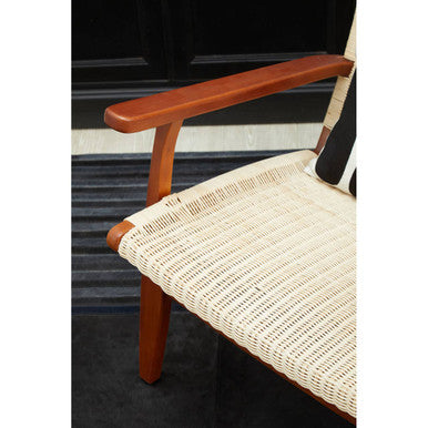 Orsina Java Woven Rattan Chair – Natural Boho Accent Seating