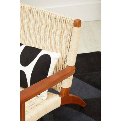 Orsina Java Woven Rattan Chair – Natural Boho Accent Seating