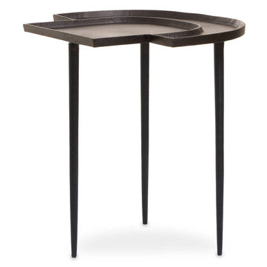 Orsina Simbolo Bronze Abstract Side Table – Modern Aluminium Table