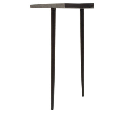 Orsina Simbolo Bronze Abstract Side Table – Modern Aluminium Table