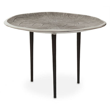 Orsina Silva Silver Oak Effect Coffee Table with Black Legs